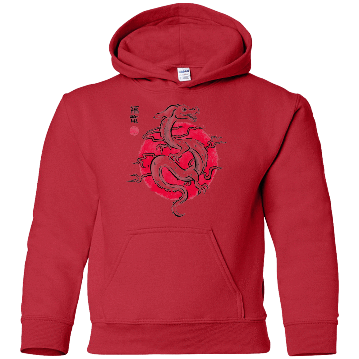 Sweatshirts Red / YS Ink Fukuryu Youth Hoodie