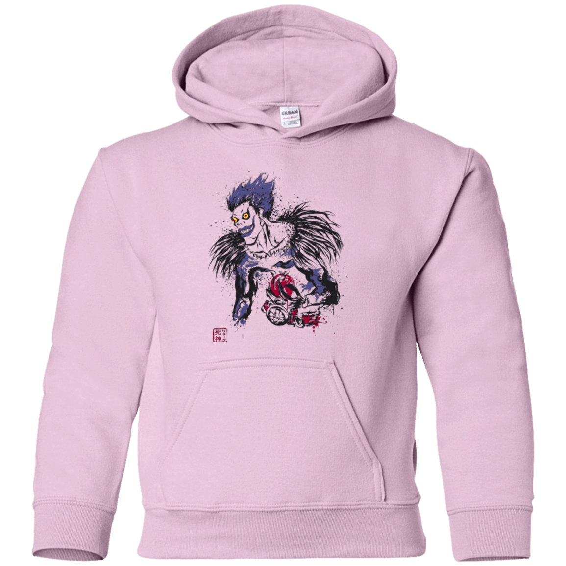 Sweatshirts Light Pink / YS Ink-Ryuk Youth Hoodie