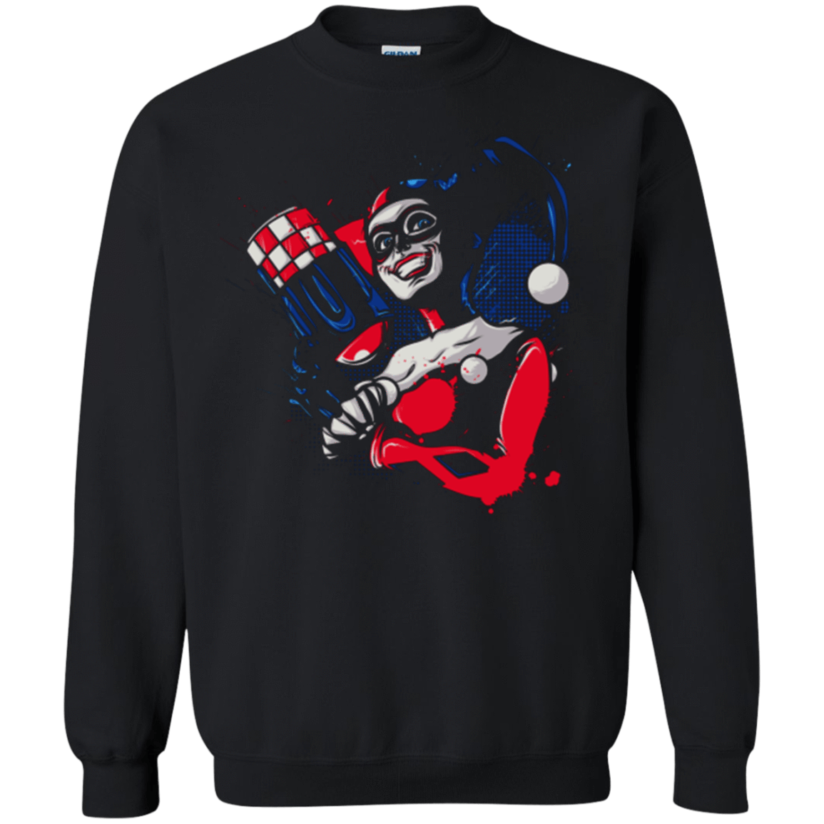 Sweatshirts Black / Small Insane Queen Crewneck Sweatshirt