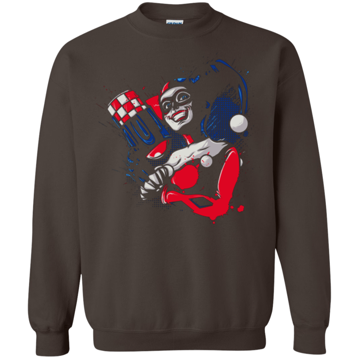 Sweatshirts Dark Chocolate / Small Insane Queen Crewneck Sweatshirt