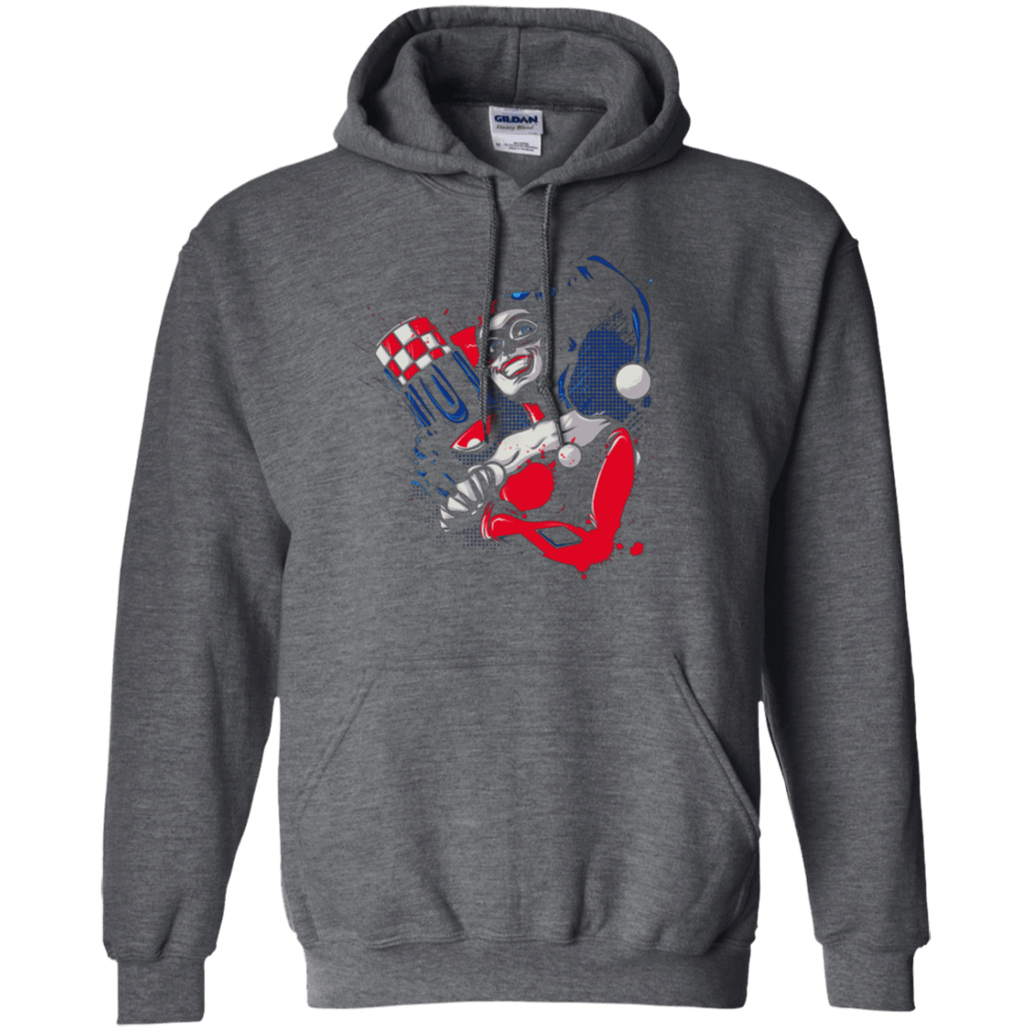 Sweatshirts Dark Heather / Small Insane Queen Pullover Hoodie