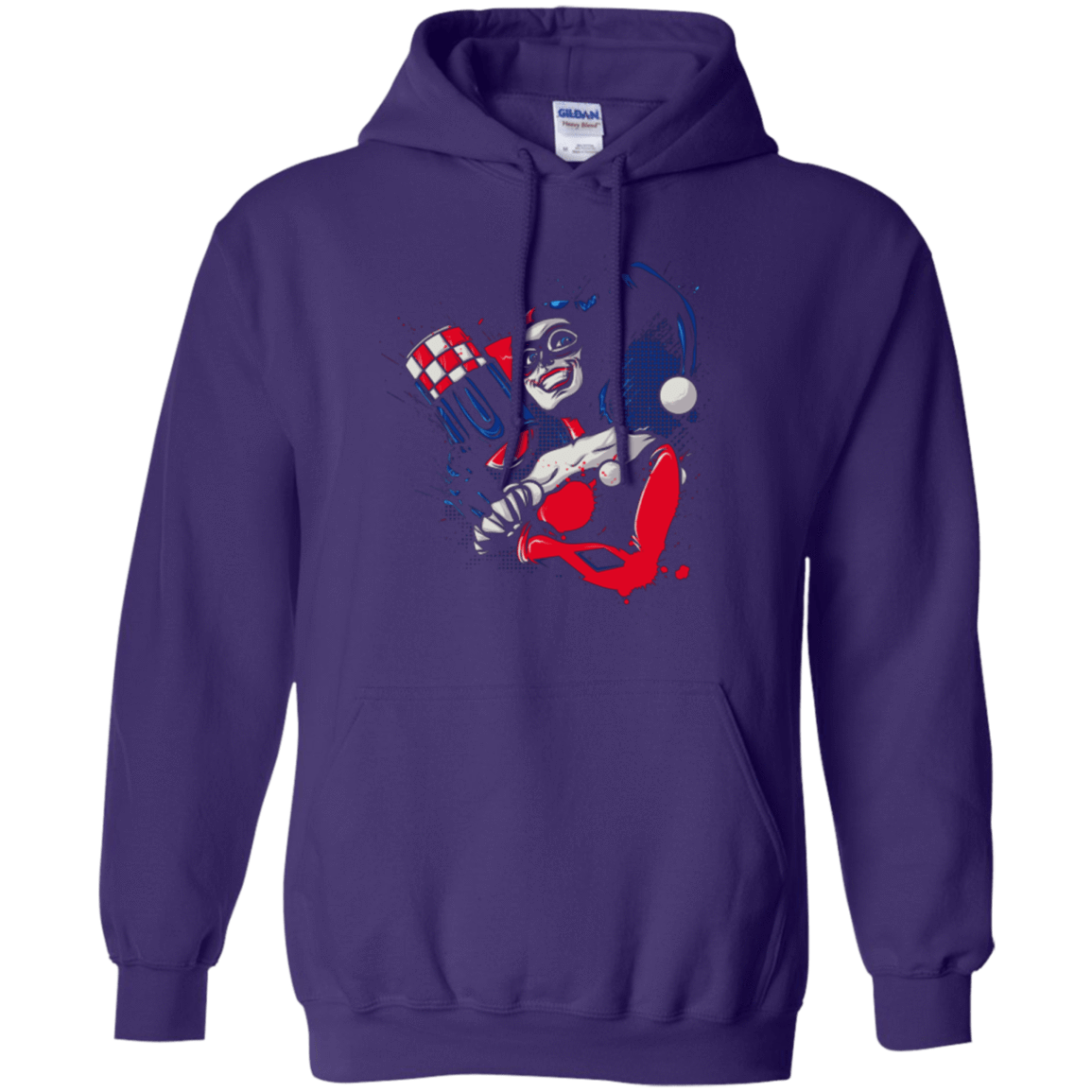 Sweatshirts Purple / Small Insane Queen Pullover Hoodie