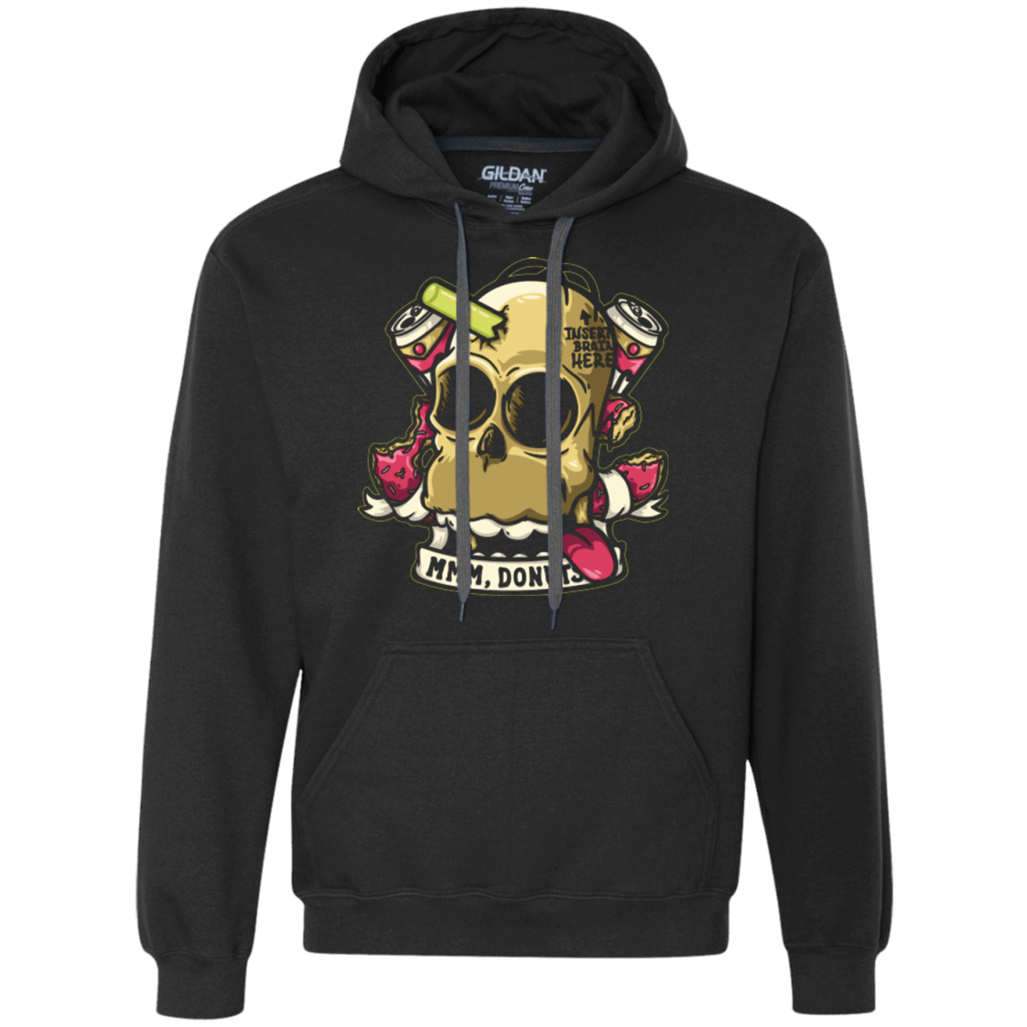 Sweatshirts Black / Small Insert Brain Here Premium Fleece Hoodie