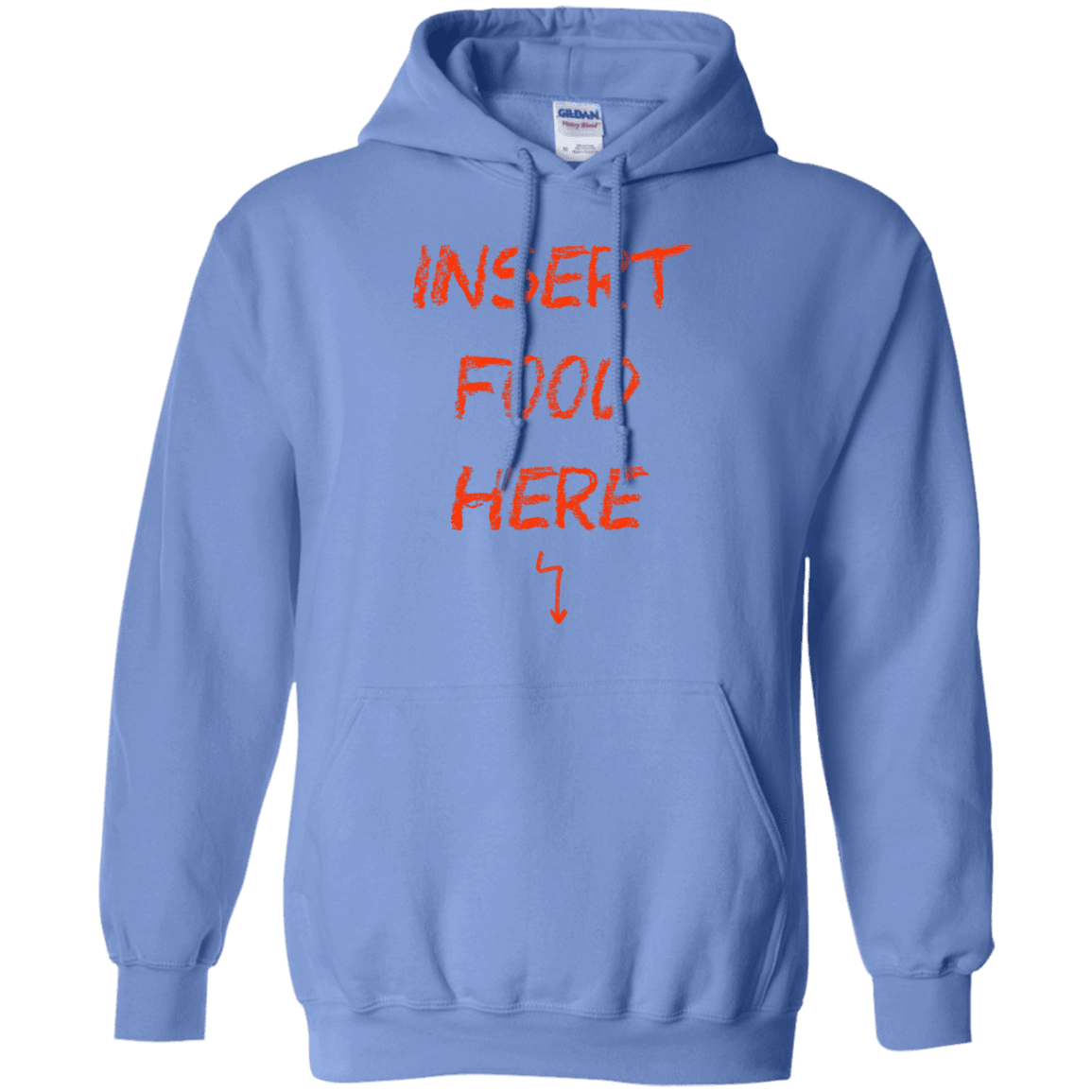 Sweatshirts Carolina Blue / S Insert Food Pullover Hoodie