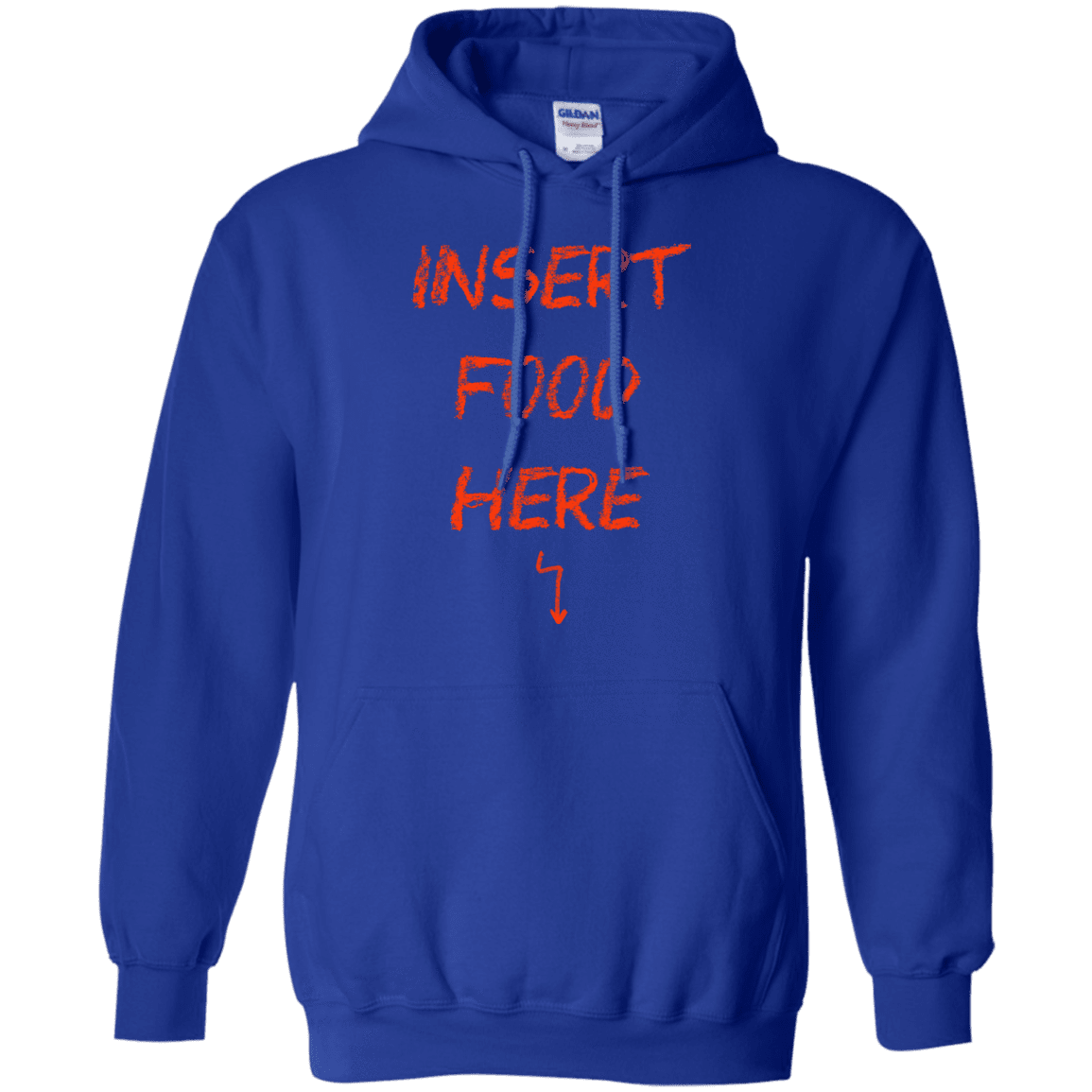 Sweatshirts Royal / S Insert Food Pullover Hoodie