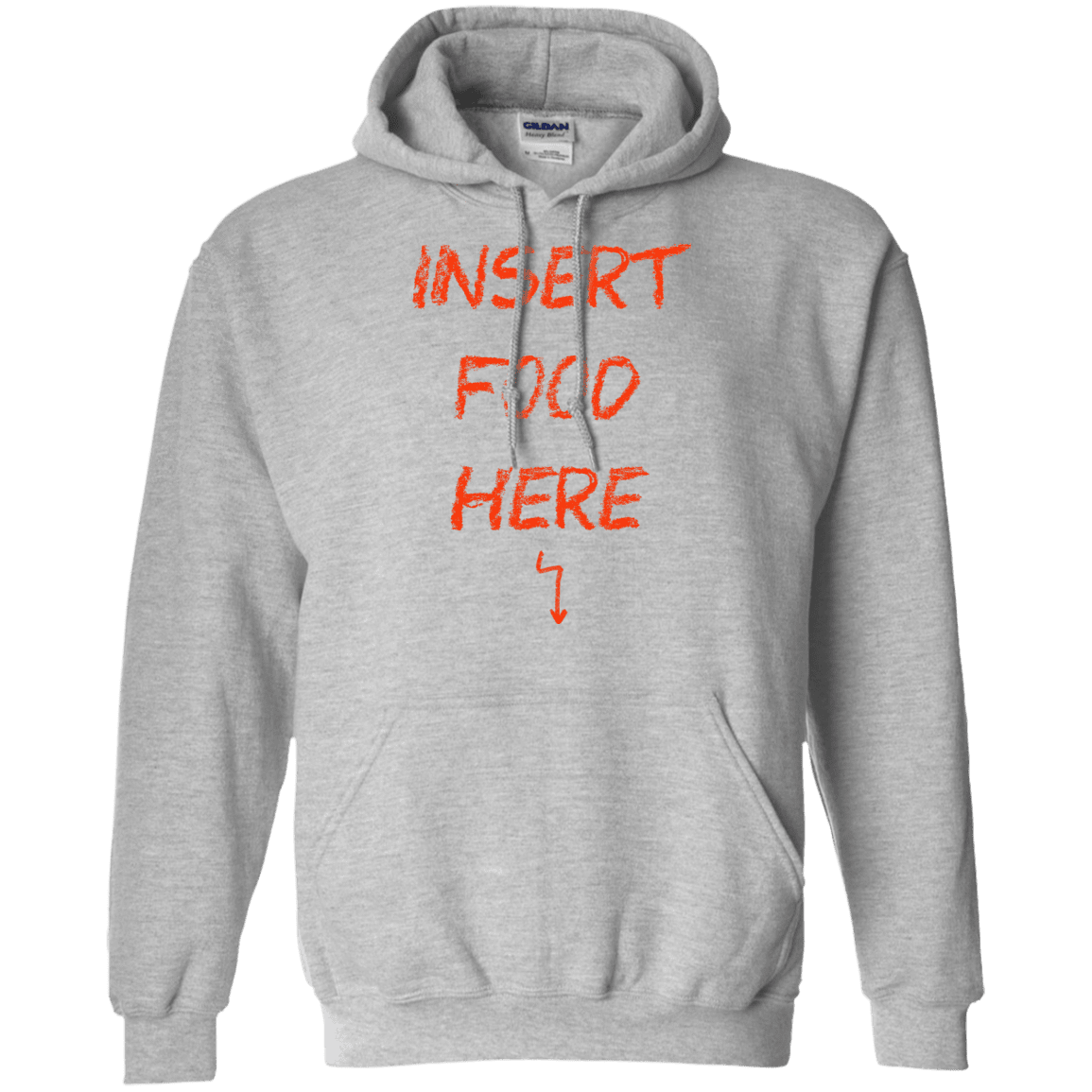 Sweatshirts Sport Grey / S Insert Food Pullover Hoodie