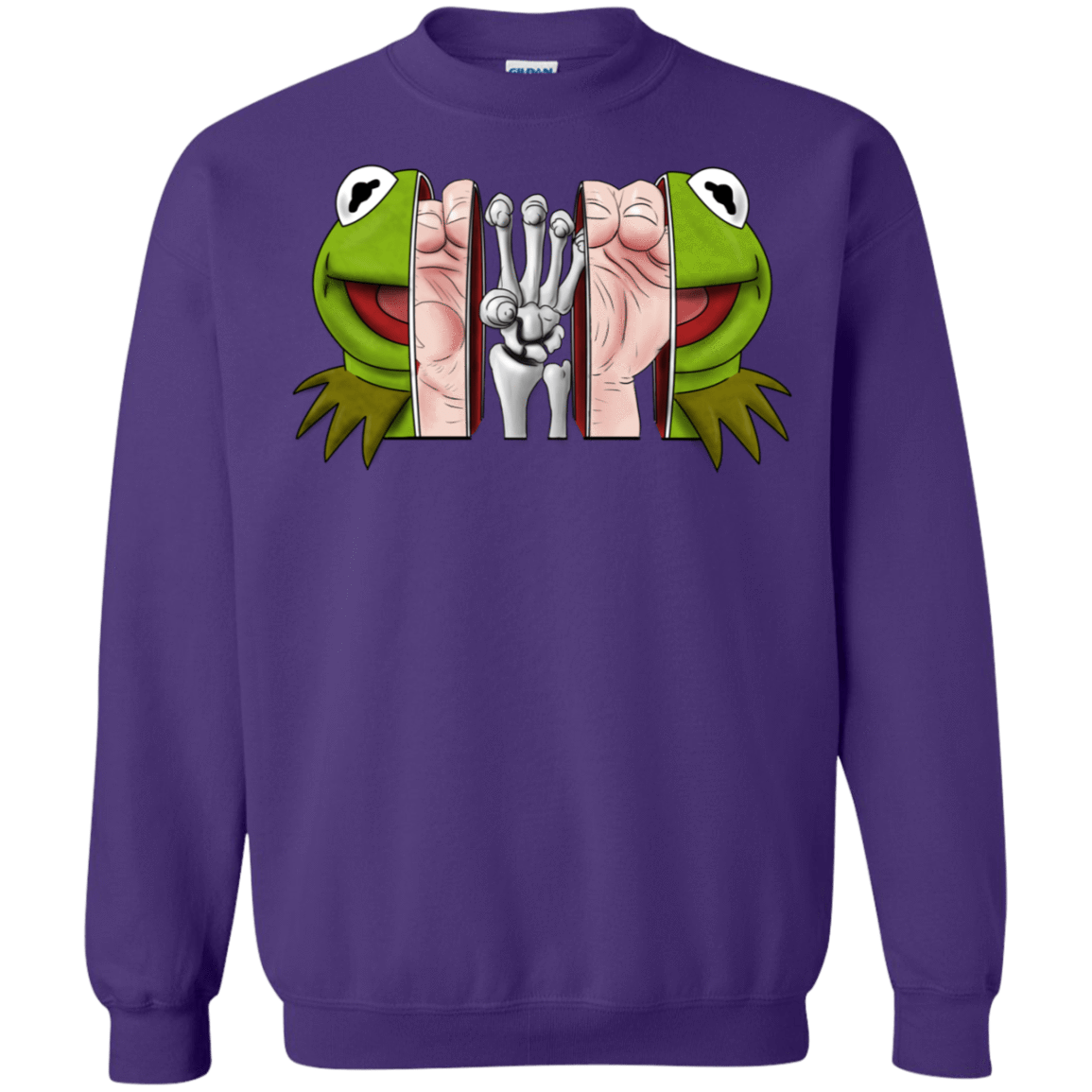 Sweatshirts Purple / S Inside the Frog Crewneck Sweatshirt