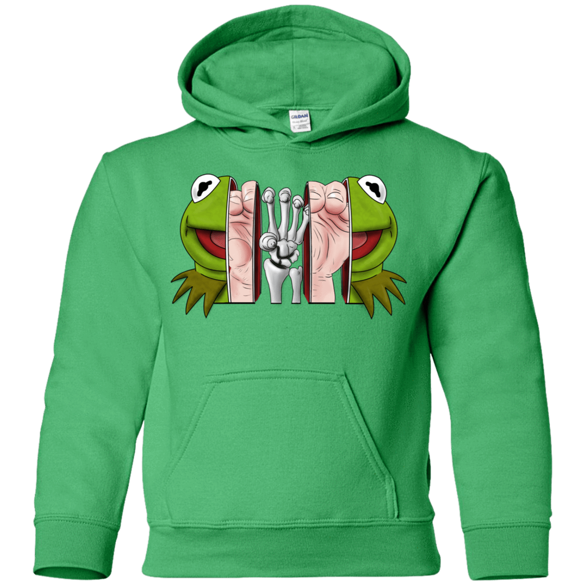 Sweatshirts Irish Green / YS Inside the Frog Youth Hoodie
