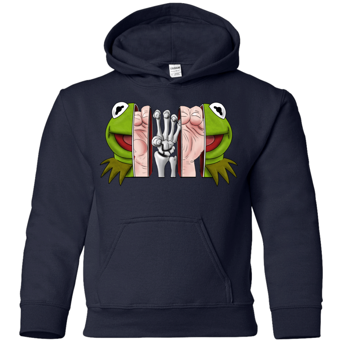 Sweatshirts Navy / YS Inside the Frog Youth Hoodie