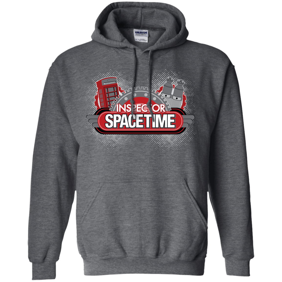 Sweatshirts Dark Heather / S Inspector Spacetime Pullover Hoodie