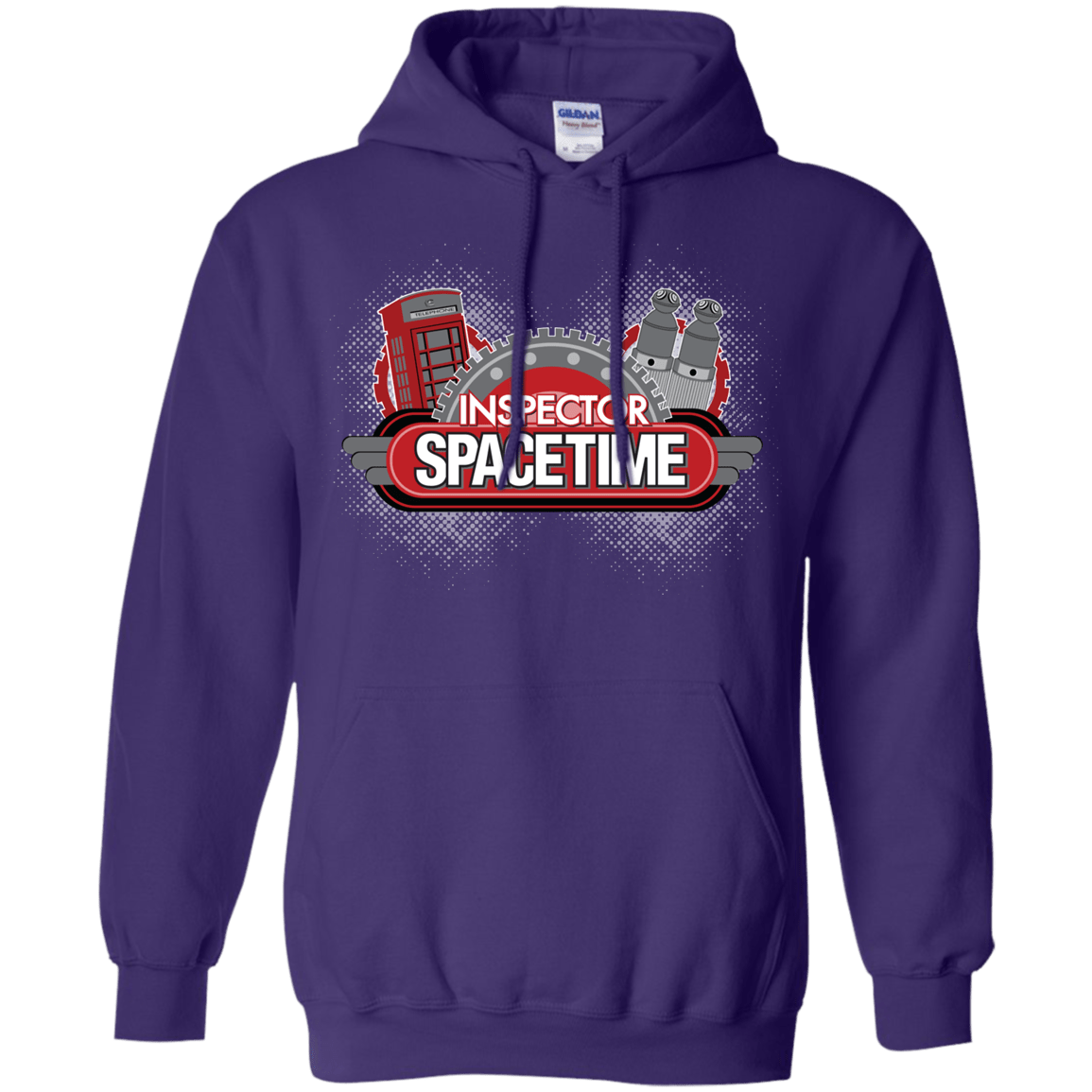 Sweatshirts Purple / S Inspector Spacetime Pullover Hoodie