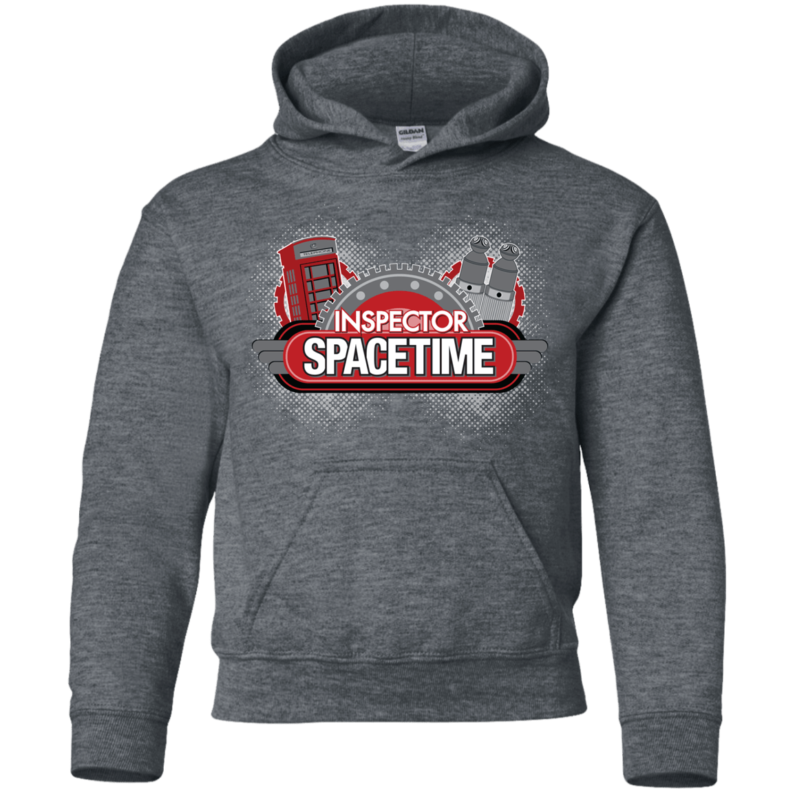 Sweatshirts Dark Heather / YS Inspector Spacetime Youth Hoodie