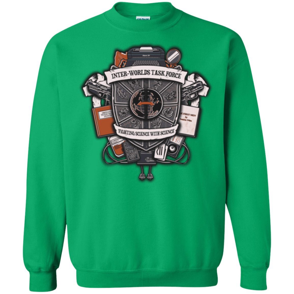 Sweatshirts Irish Green / Small Inter Worlds Task Force Crewneck Sweatshirt