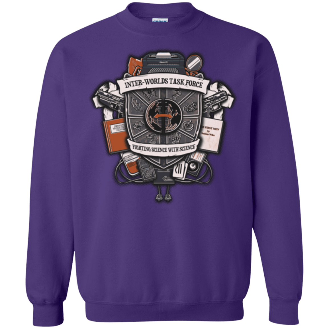 Sweatshirts Purple / Small Inter Worlds Task Force Crewneck Sweatshirt
