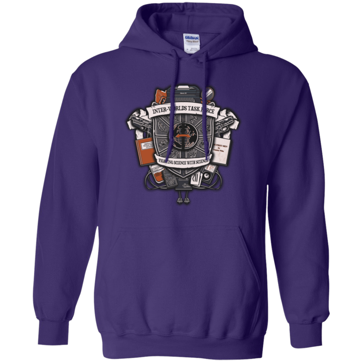 Sweatshirts Purple / Small Inter Worlds Task Force Pullover Hoodie