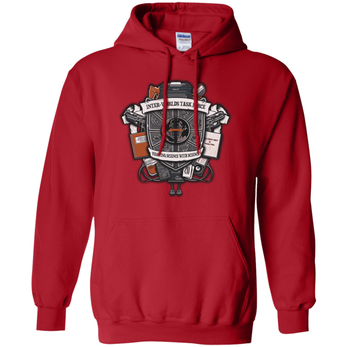 Sweatshirts Red / Small Inter Worlds Task Force Pullover Hoodie