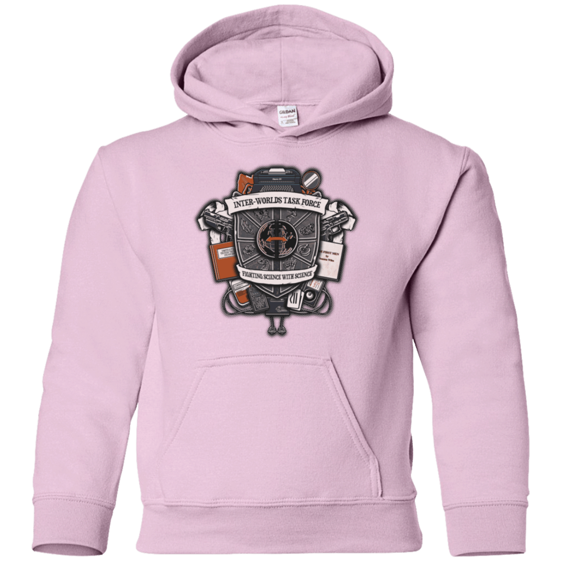 Sweatshirts Light Pink / YS Inter Worlds Task Force Youth Hoodie