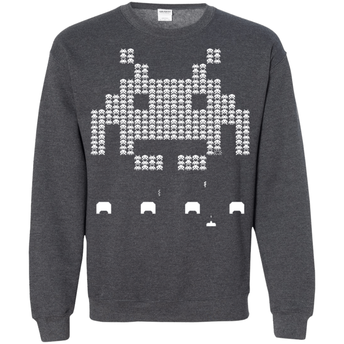Sweatshirts Dark Heather / S Invade Crewneck Sweatshirt