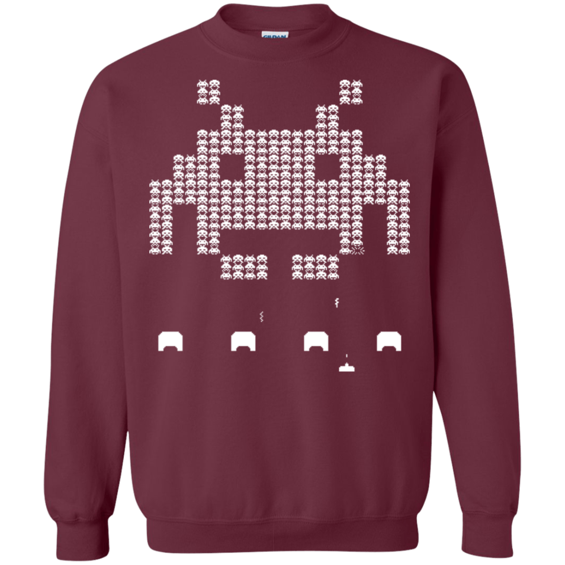 Sweatshirts Maroon / S Invade Crewneck Sweatshirt