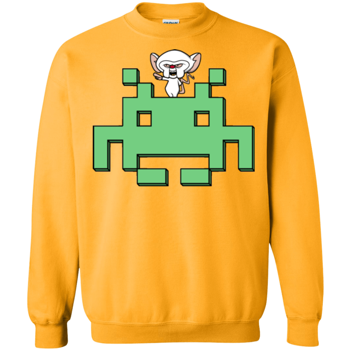 Sweatshirts Gold / S Invaderbrain Crewneck Sweatshirt