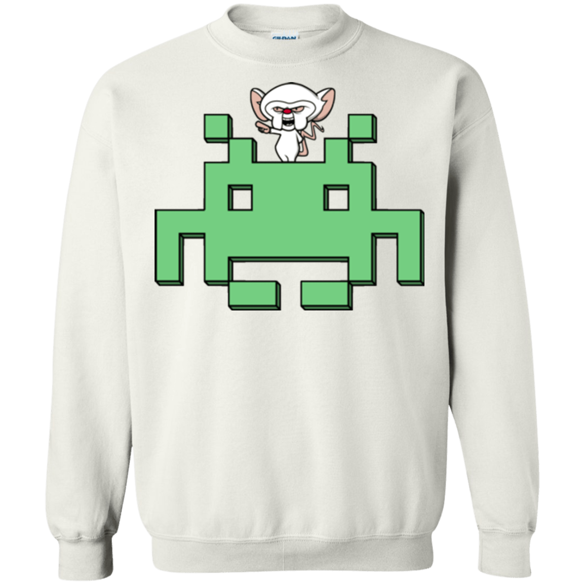 Sweatshirts White / S Invaderbrain Crewneck Sweatshirt