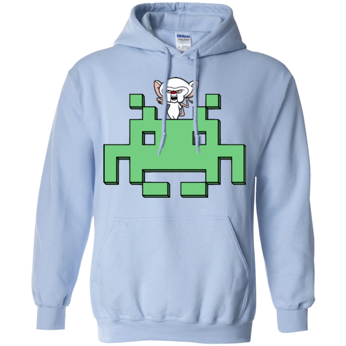 Sweatshirts Light Blue / S Invaderbrain Pullover Hoodie