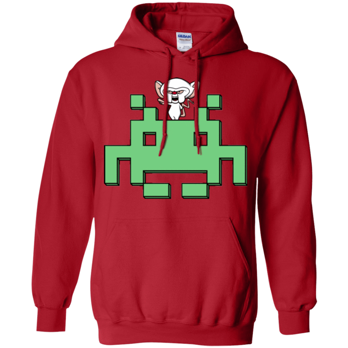 Sweatshirts Red / S Invaderbrain Pullover Hoodie