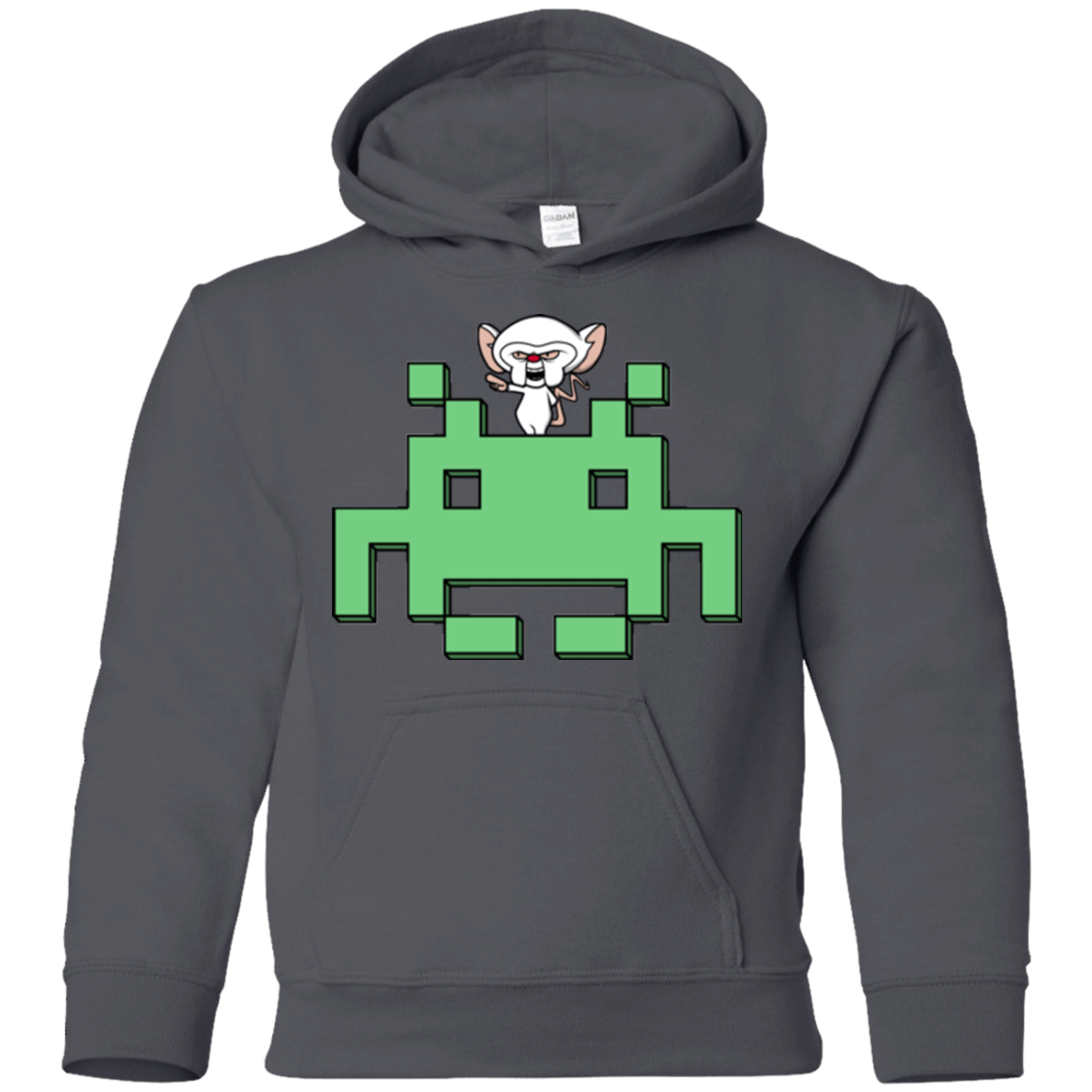 Sweatshirts Charcoal / YS Invaderbrain Youth Hoodie