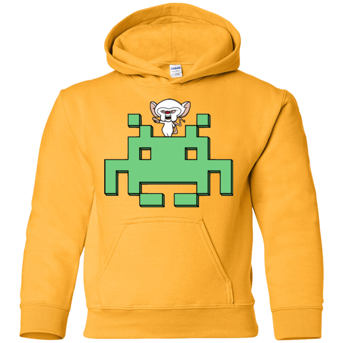 Sweatshirts Gold / YS Invaderbrain Youth Hoodie