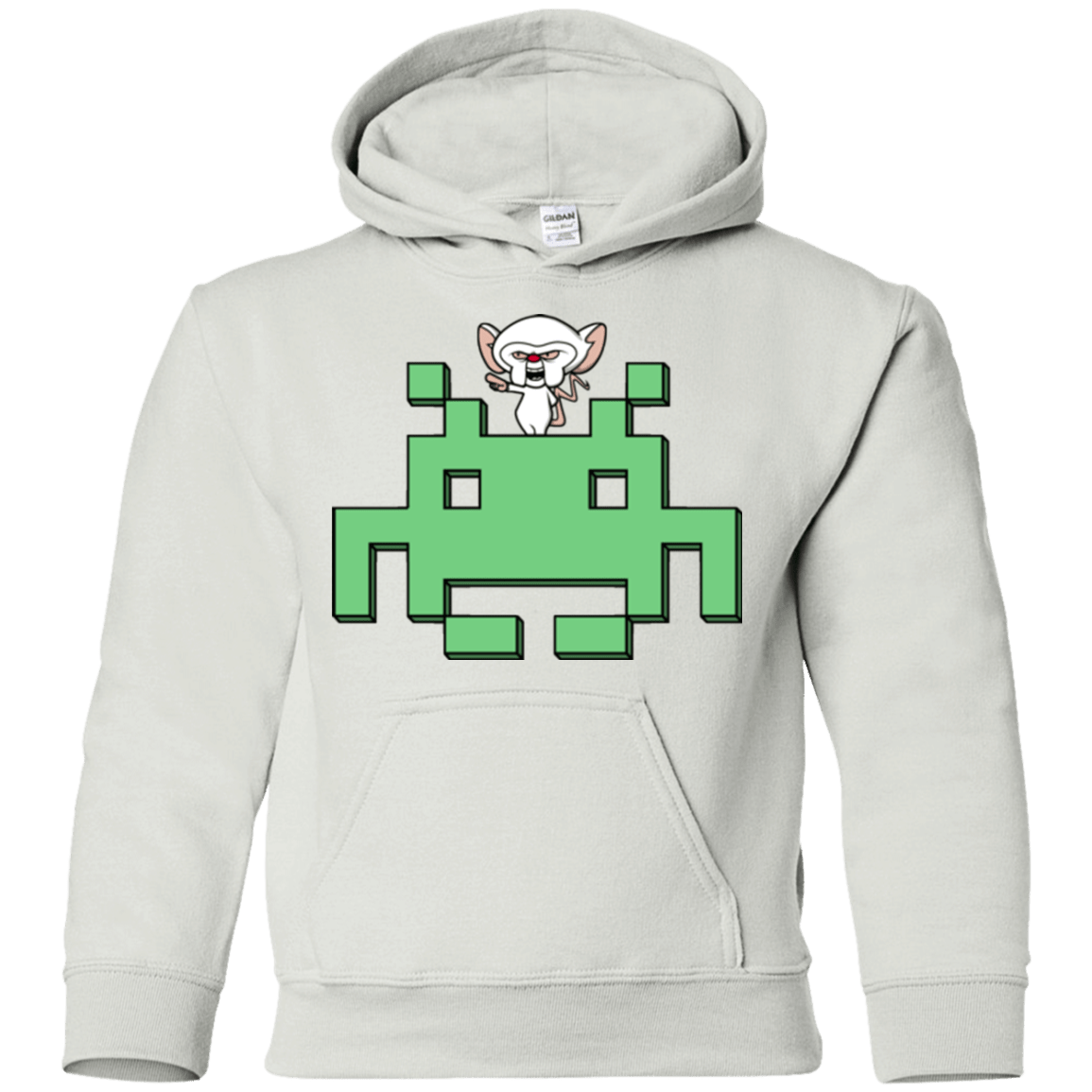 Sweatshirts White / YS Invaderbrain Youth Hoodie