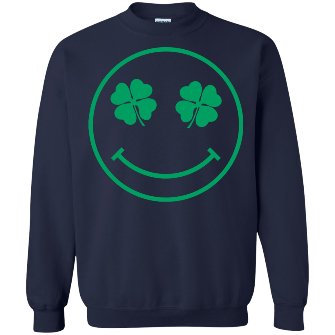 Sweatshirts Navy / Small Irish Smiley Crewneck Sweatshirt