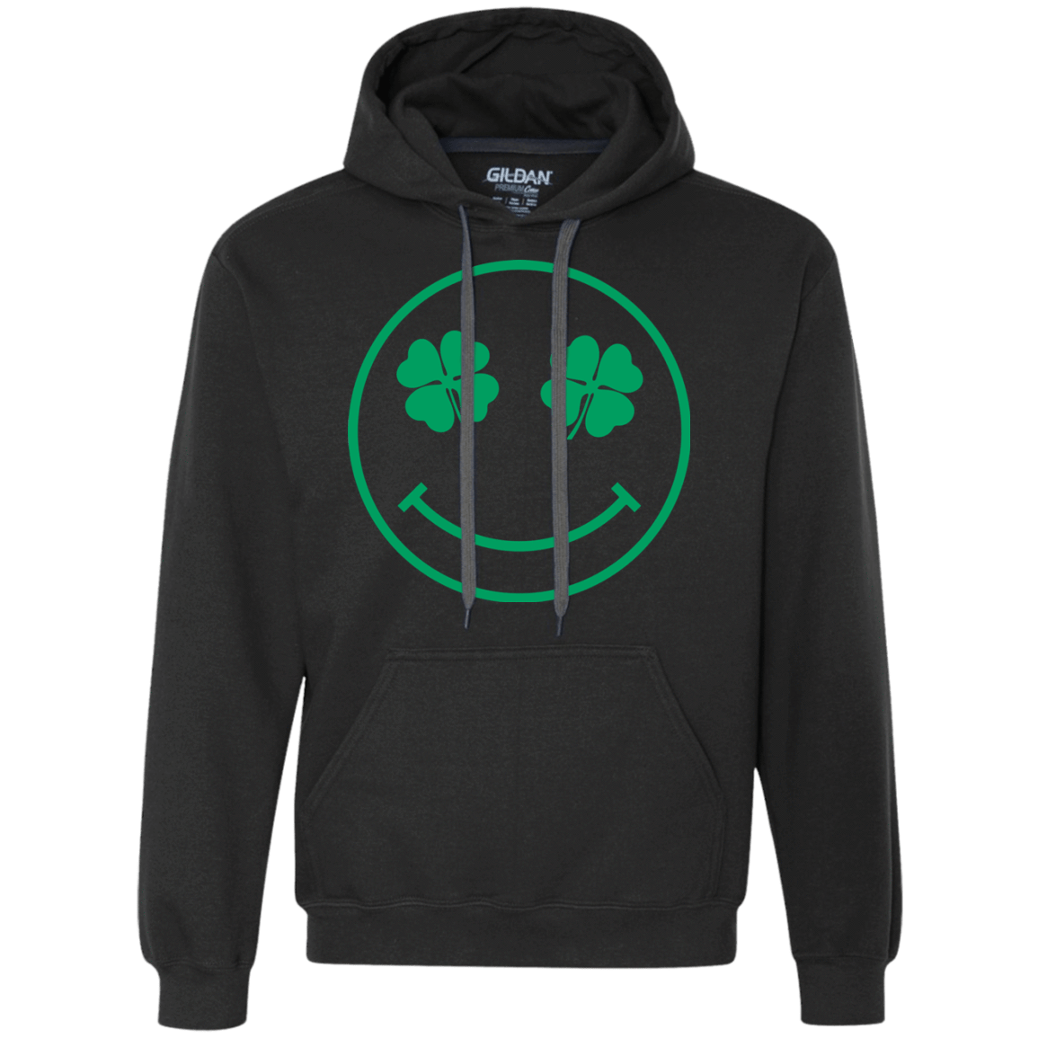 Sweatshirts Black / Small Irish Smiley Premium Fleece Hoodie
