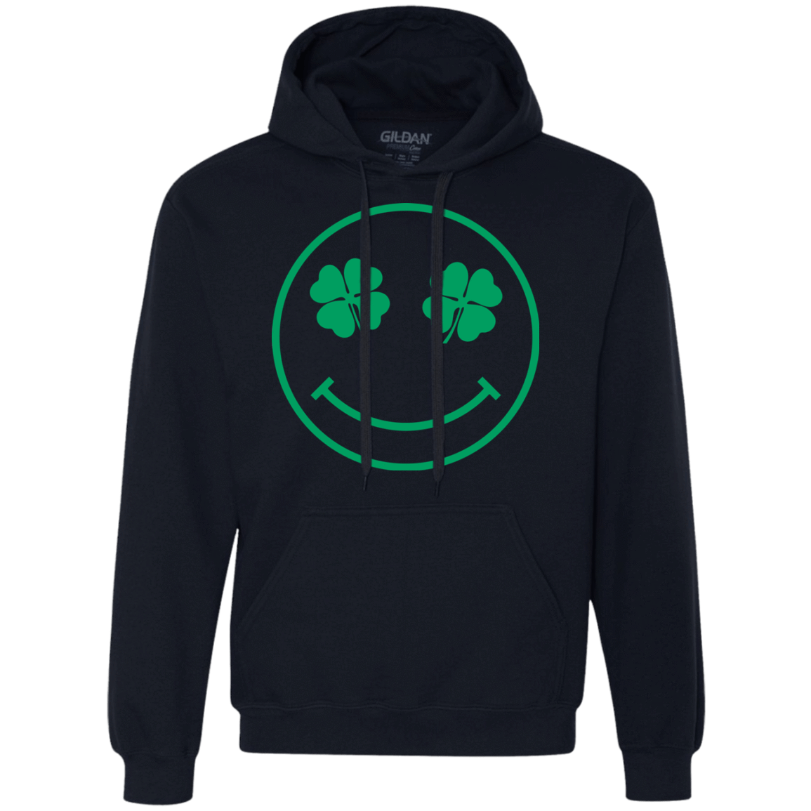 Sweatshirts Navy / Small Irish Smiley Premium Fleece Hoodie