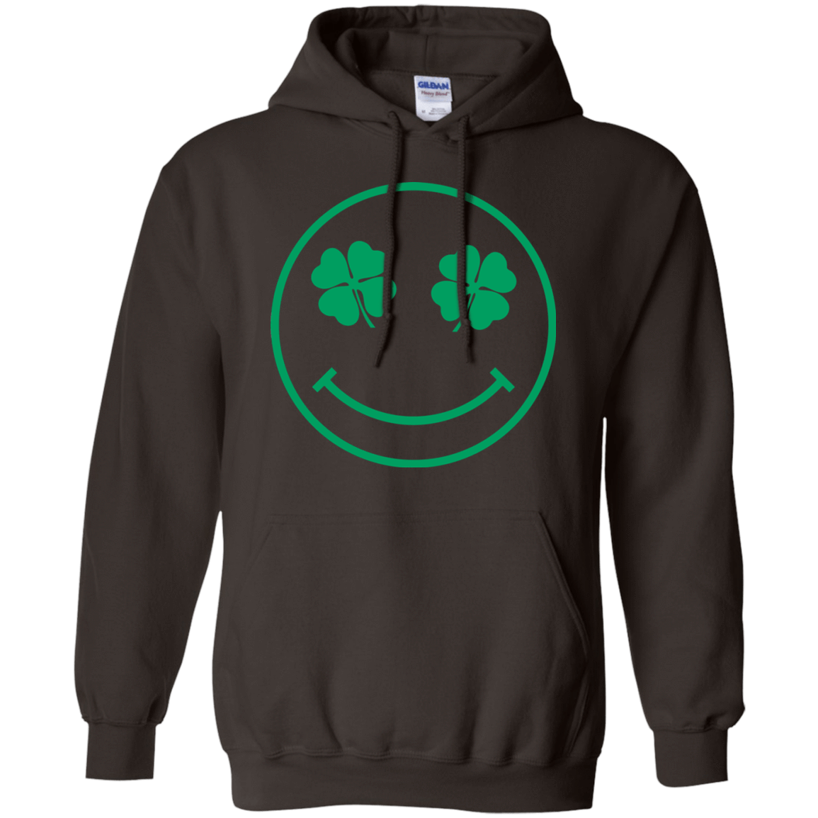 Sweatshirts Dark Chocolate / Small Irish Smiley Pullover Hoodie