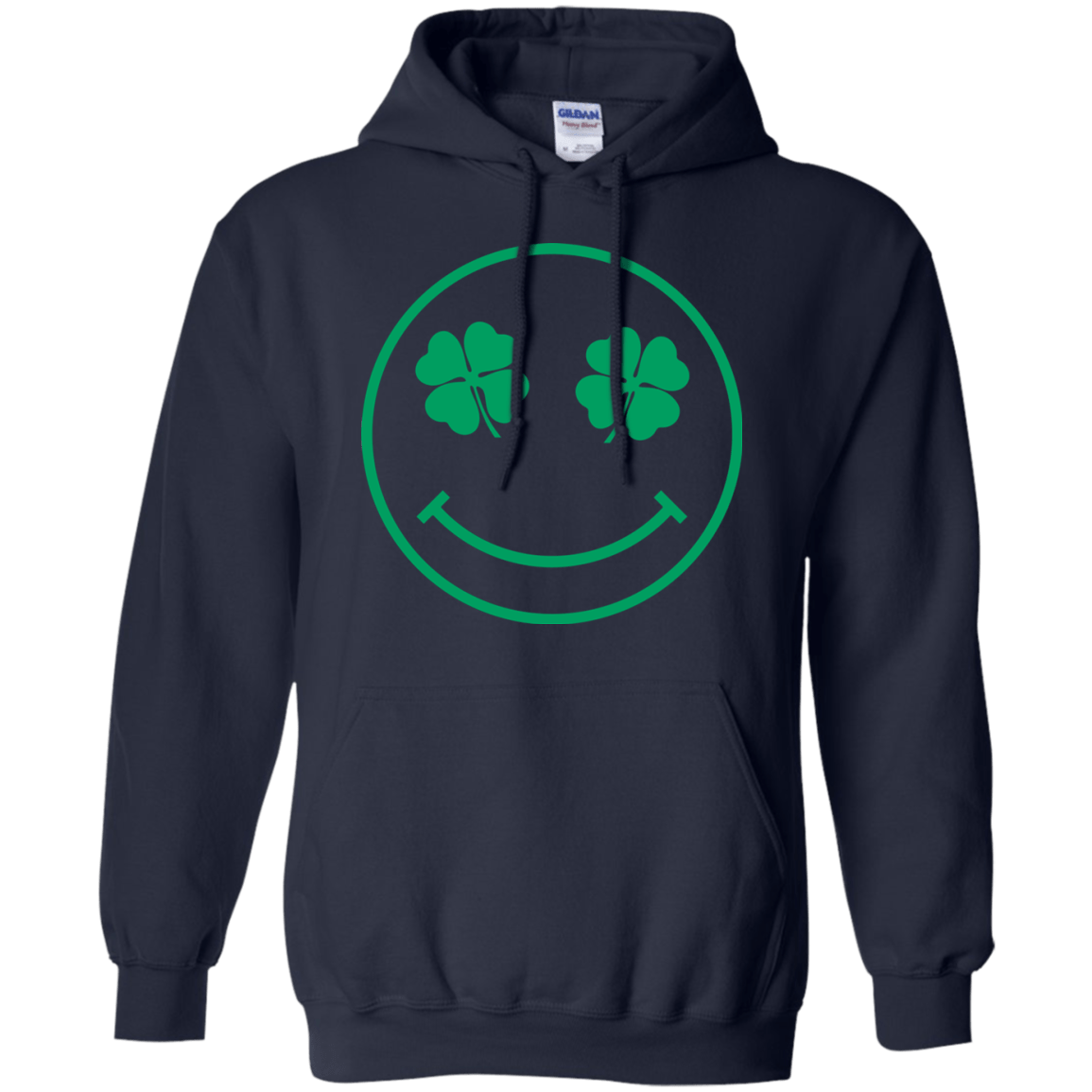 Sweatshirts Navy / Small Irish Smiley Pullover Hoodie