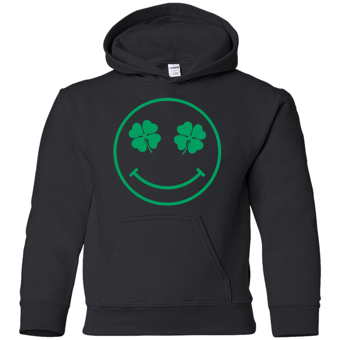 Sweatshirts Black / YS Irish Smiley Youth Hoodie