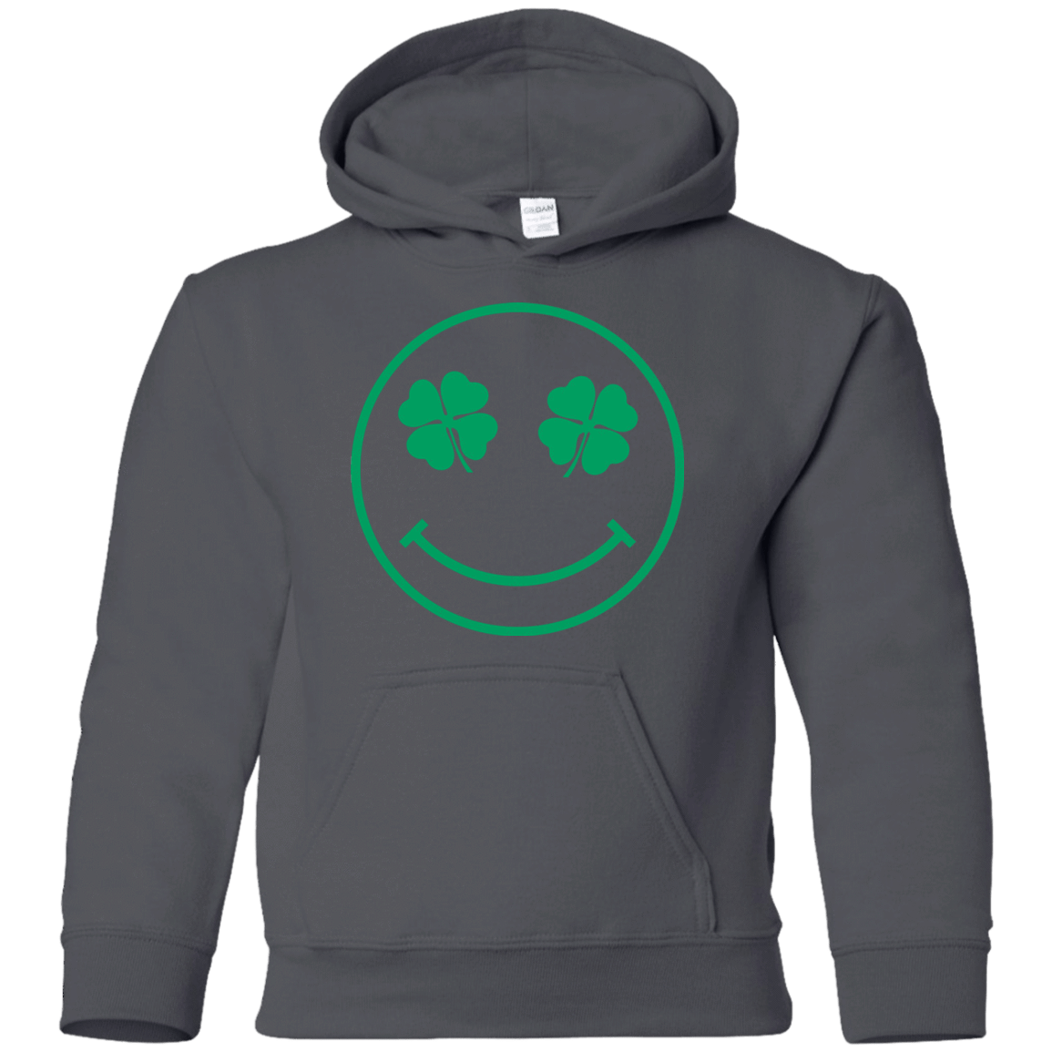 Sweatshirts Charcoal / YS Irish Smiley Youth Hoodie
