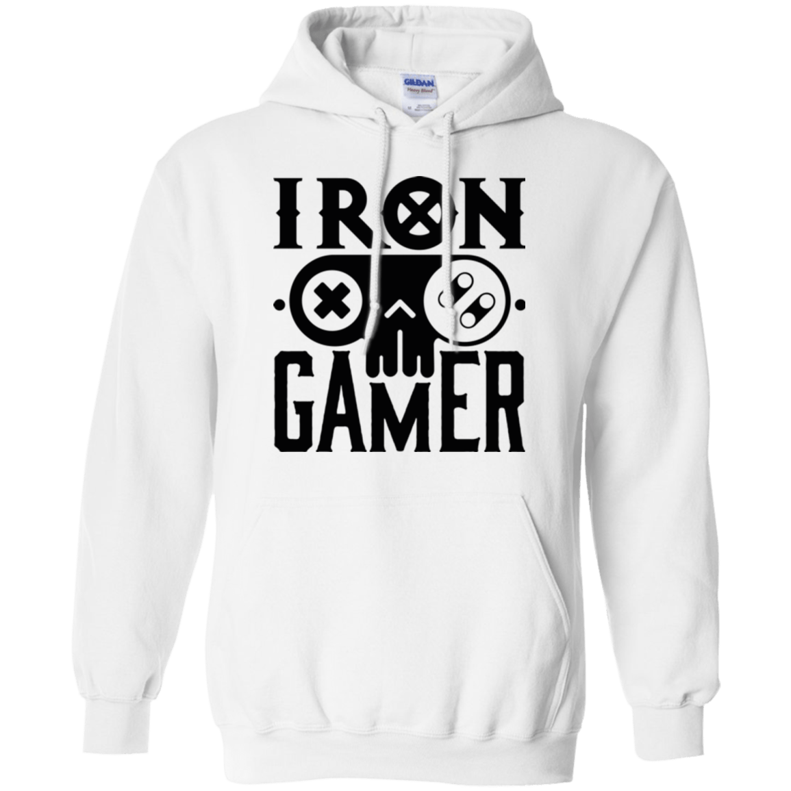 Sweatshirts White / Small Iron Gamer Pullover Hoodie