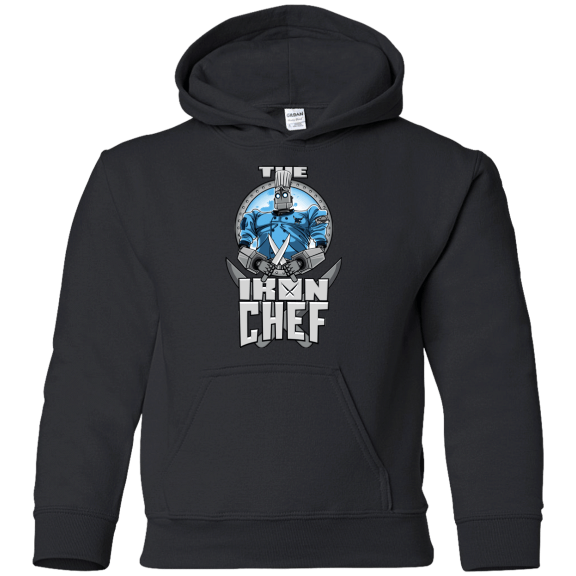 Sweatshirts Black / YS Iron Giant Chef Youth Hoodie