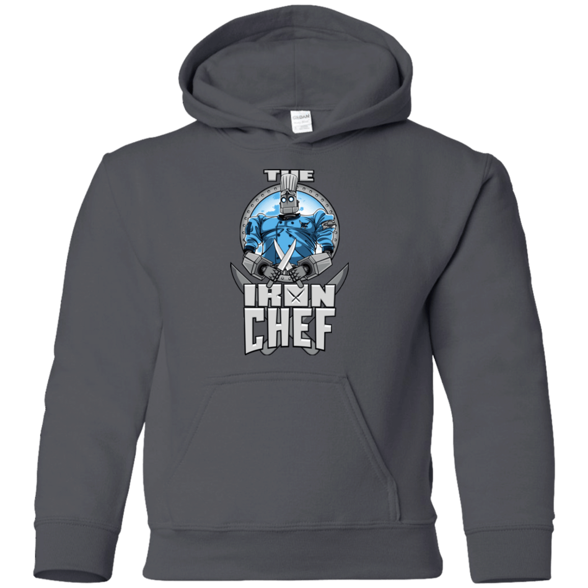 Sweatshirts Charcoal / YS Iron Giant Chef Youth Hoodie