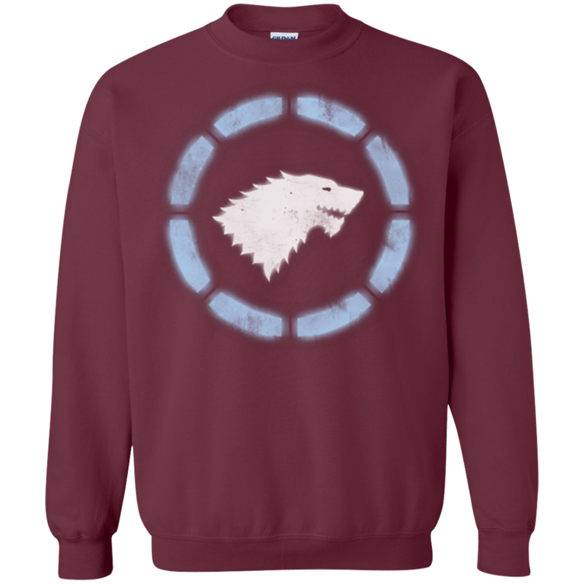 Sweatshirts Maroon / Small Iron Stark Crewneck Sweatshirt