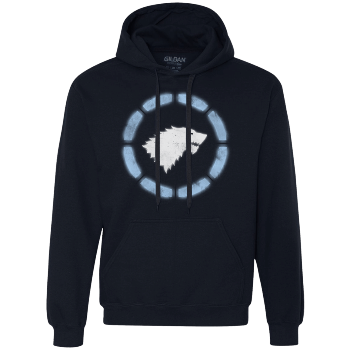 Sweatshirts Navy / Small Iron Stark Premium Fleece Hoodie