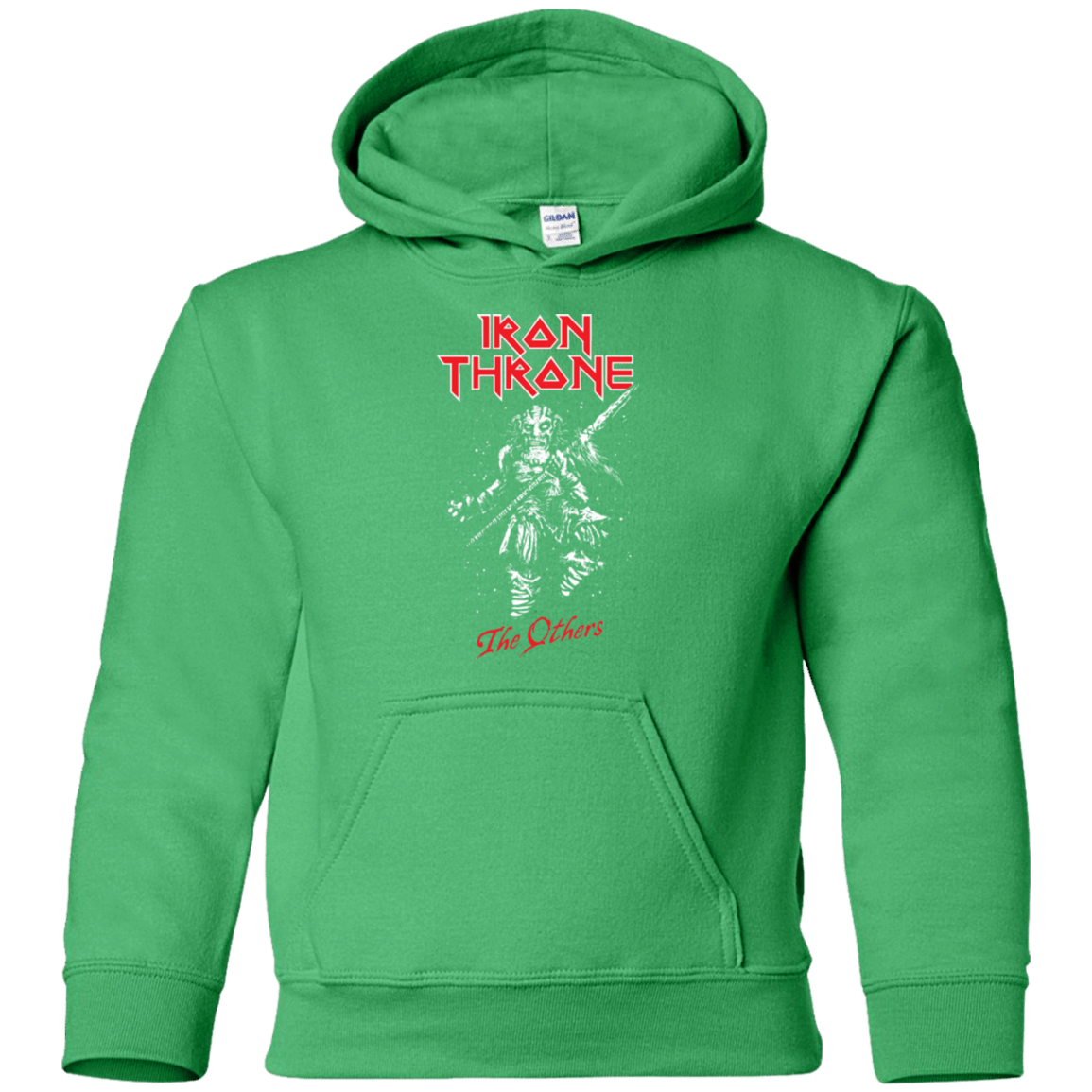 Sweatshirts Irish Green / YS Iron Throne Youth Hoodie