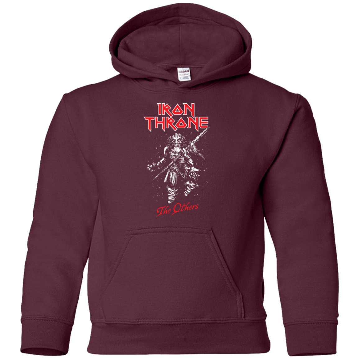 Sweatshirts Maroon / YS Iron Throne Youth Hoodie