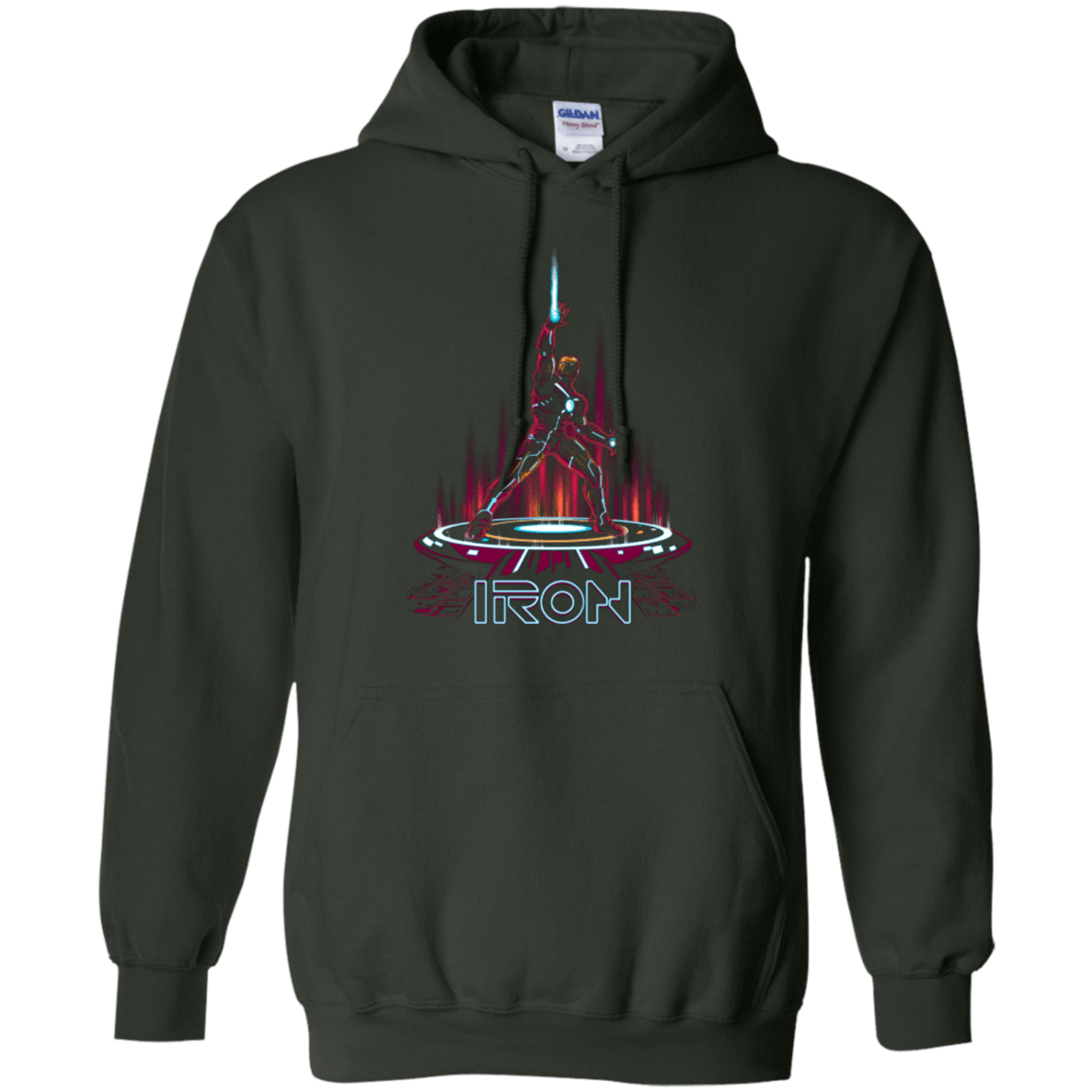 Sweatshirts Forest Green / Small IRON TRON Pullover Hoodie