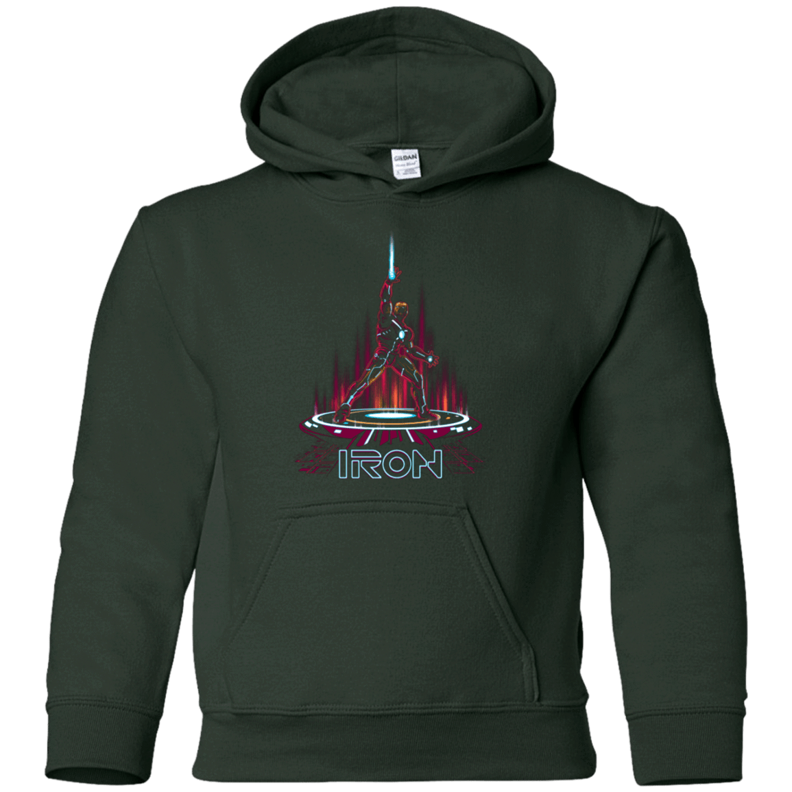 Sweatshirts Forest Green / YS IRON TRON Youth Hoodie