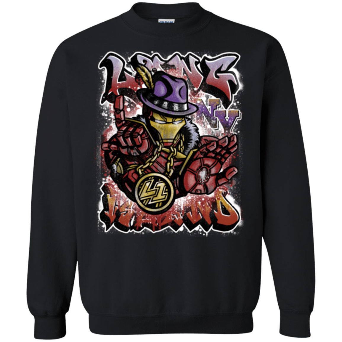Sweatshirts Black / Small Ironman Long Island Crewneck Sweatshirt