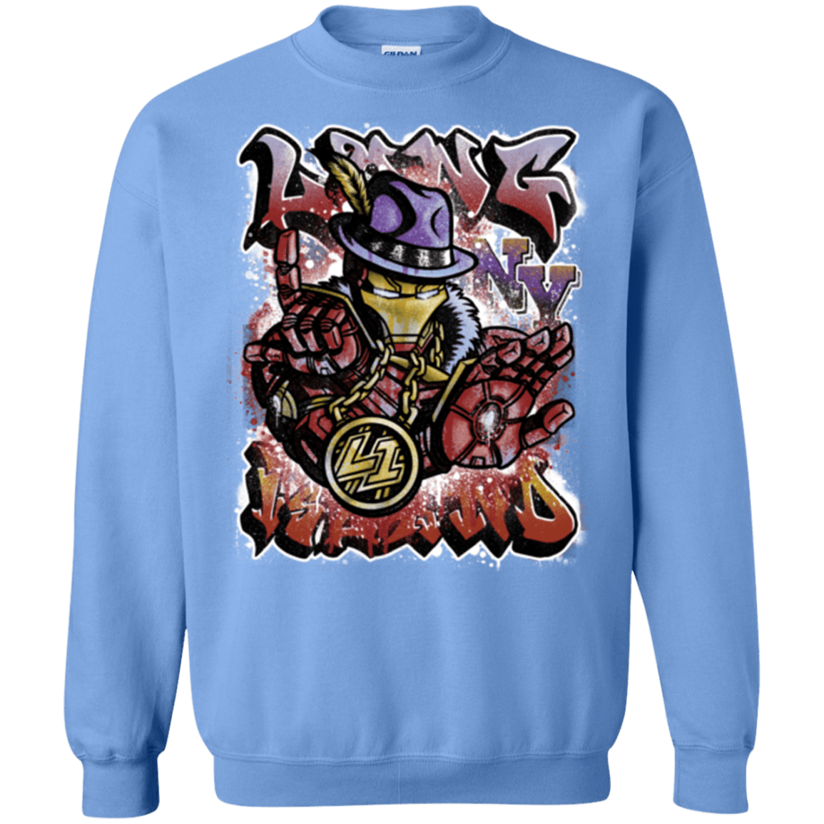 Sweatshirts Carolina Blue / Small Ironman Long Island Crewneck Sweatshirt