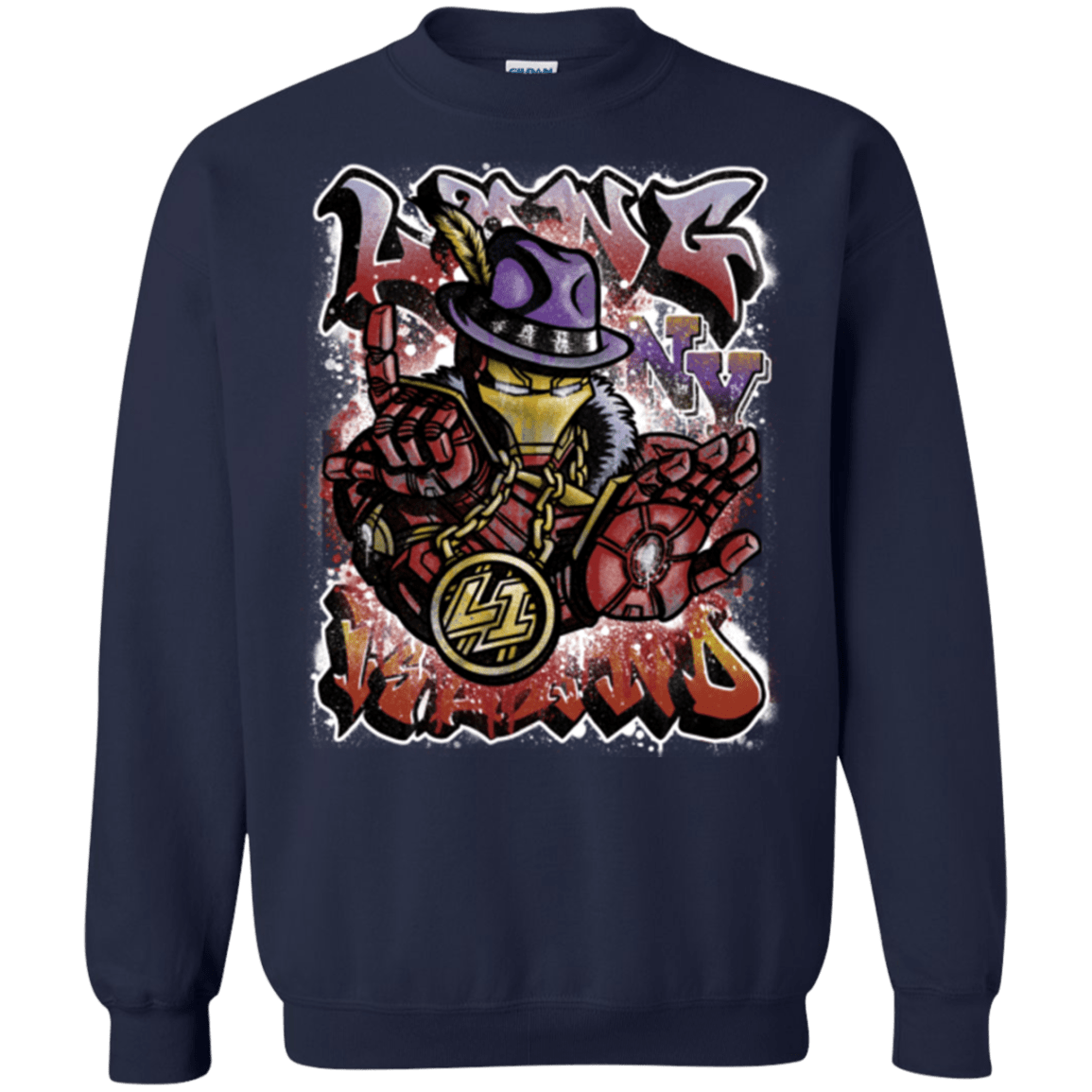 Sweatshirts Navy / Small Ironman Long Island Crewneck Sweatshirt