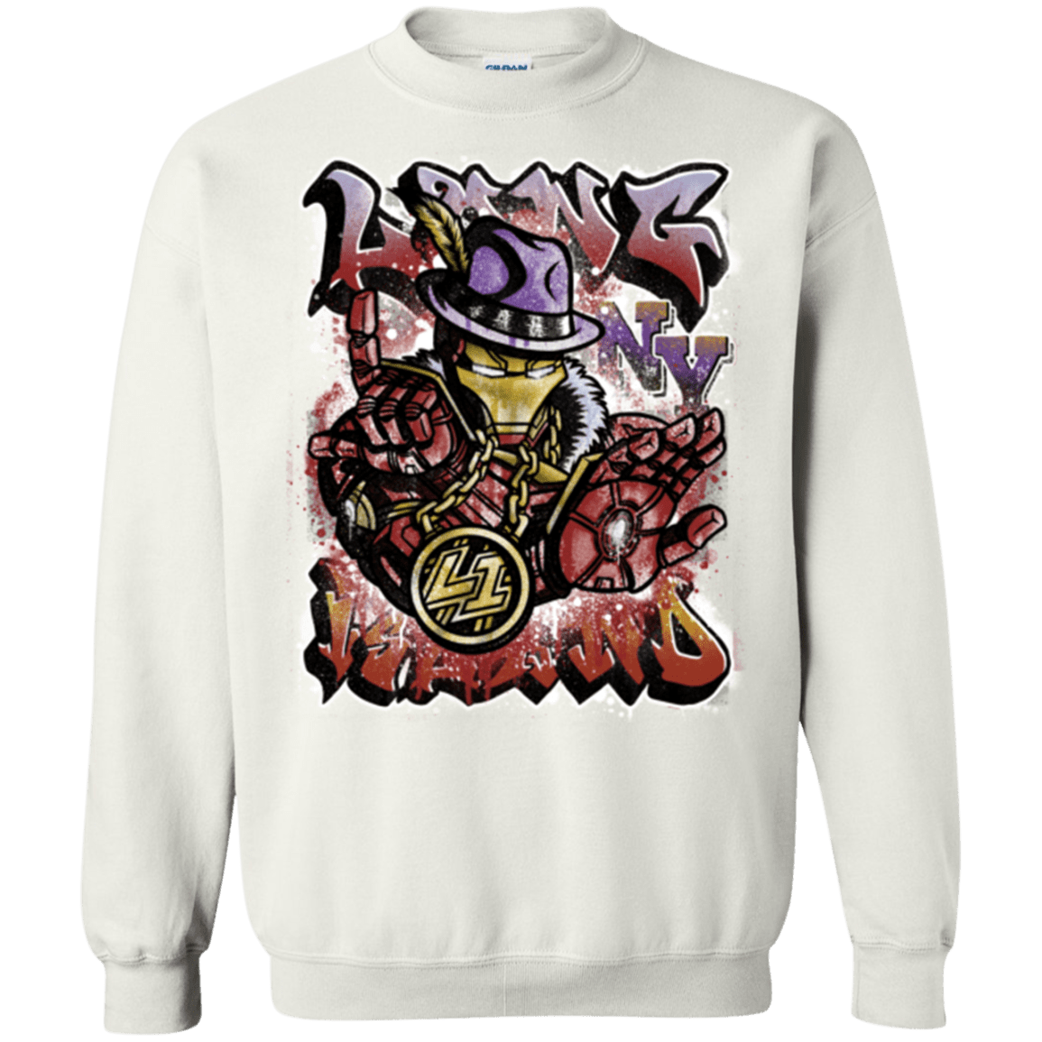 Sweatshirts White / Small Ironman Long Island Crewneck Sweatshirt